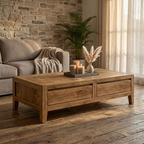 Lenora Solid Wood Coffee Table