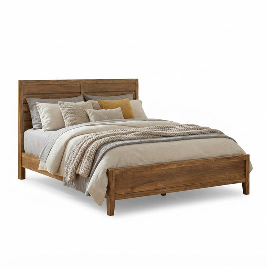 Lenora Solid Wood Bed
