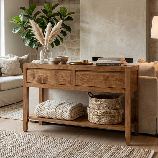 Lenora Solid Wood Sofa Table