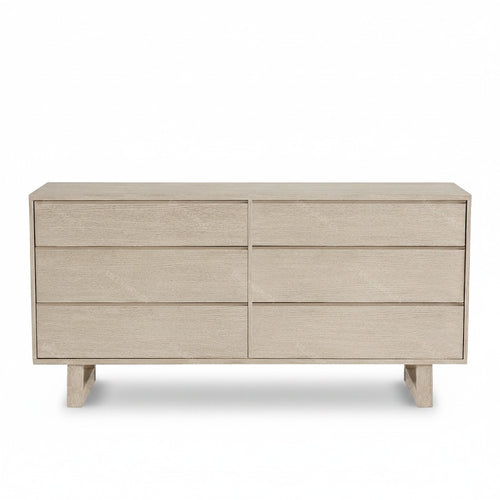 Leroy Solid Wood 6 Drawer Dresser