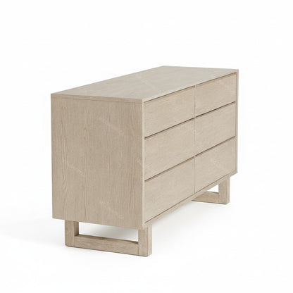Leroy Solid Wood 6 Drawer Dresser