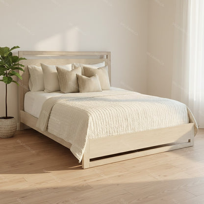 Leroy Solid Wood Platform Bed
