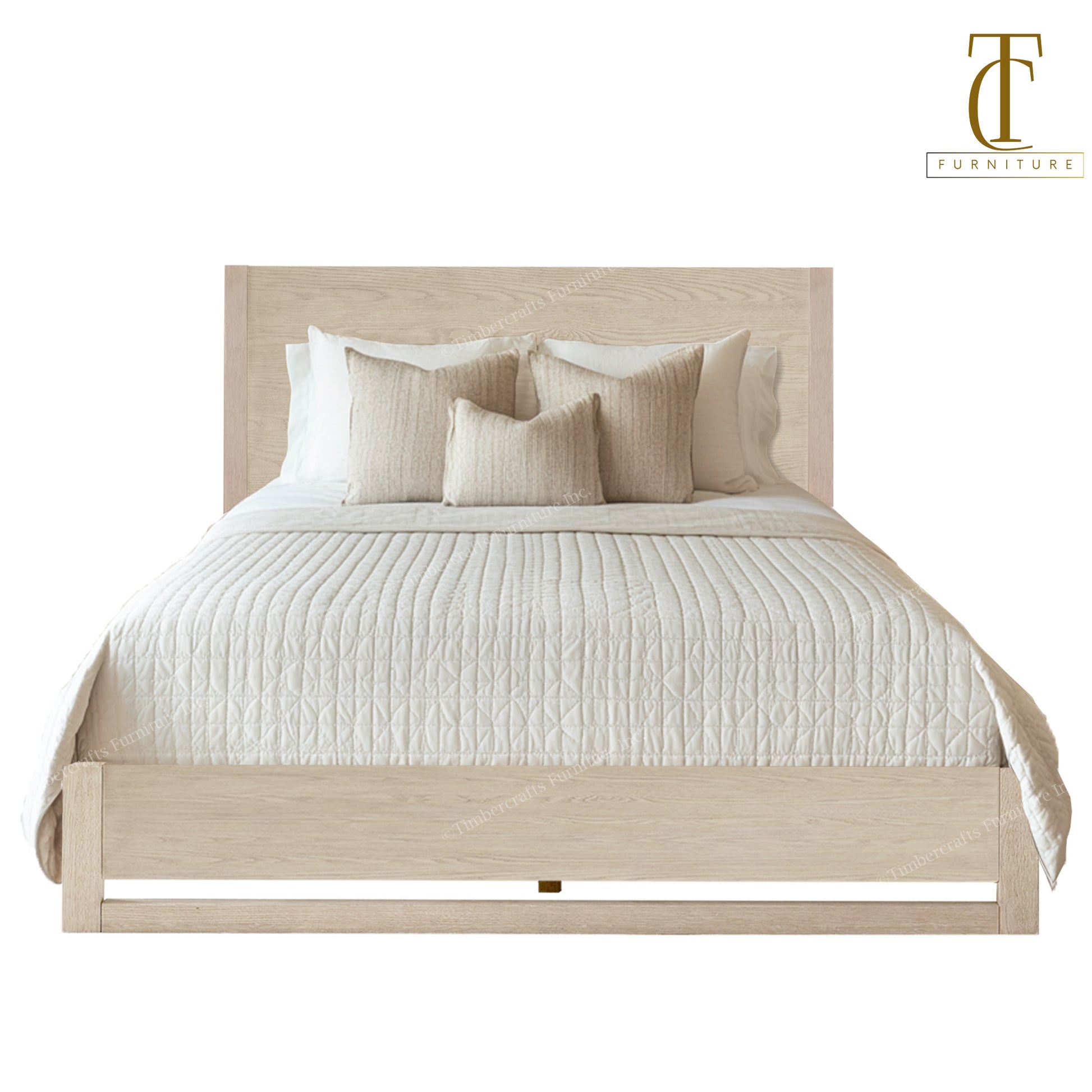 Leroy Solid Wood Platform Bed