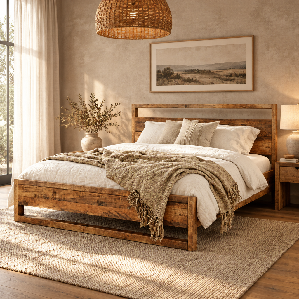 Linwood Solid Wood Platform Bed