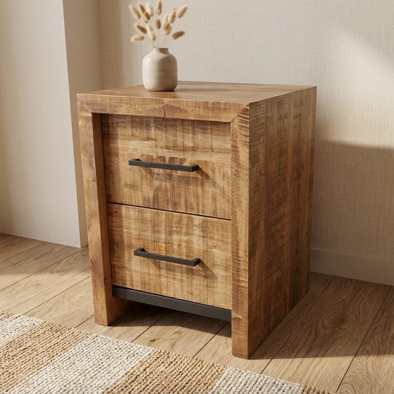 Luxora Solid Wood Nightstand