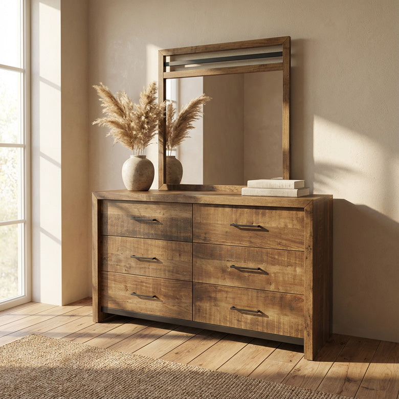 Luxora Solid Wood Dresser