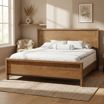 Luxora Solid Wood Bed