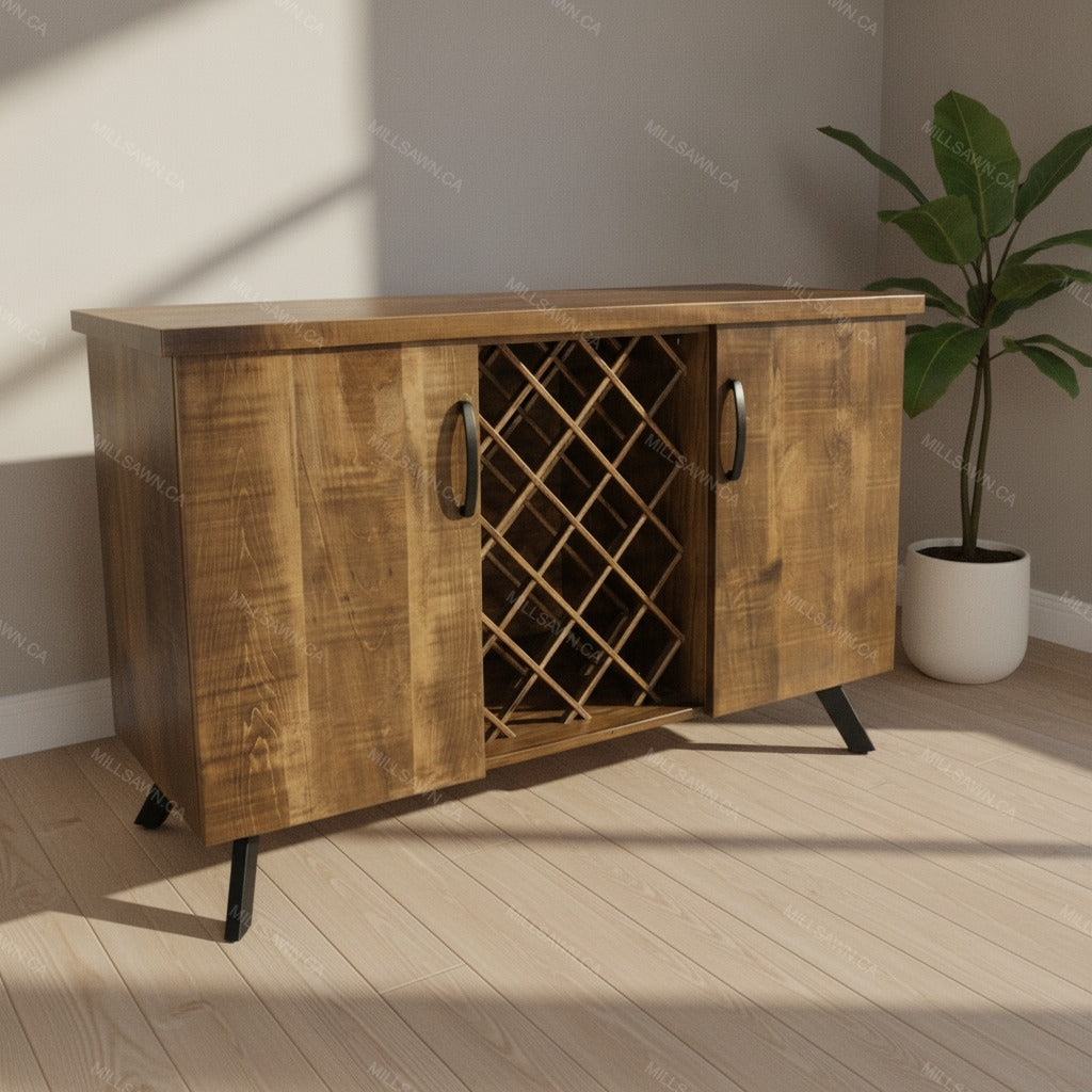 Maxwell 2 Door Sideboard w/ Wine Lattice