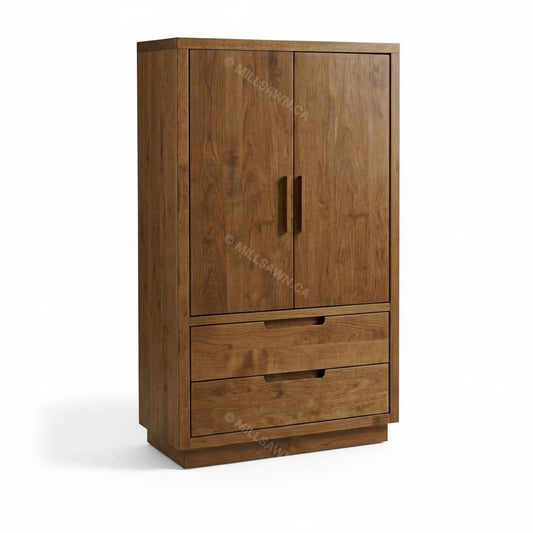 Milan Solid Wood Armoire