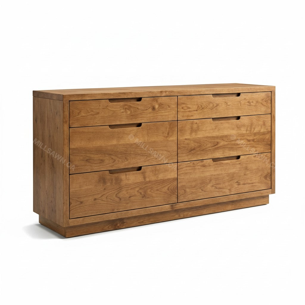 Milan Solid Wood Dresser