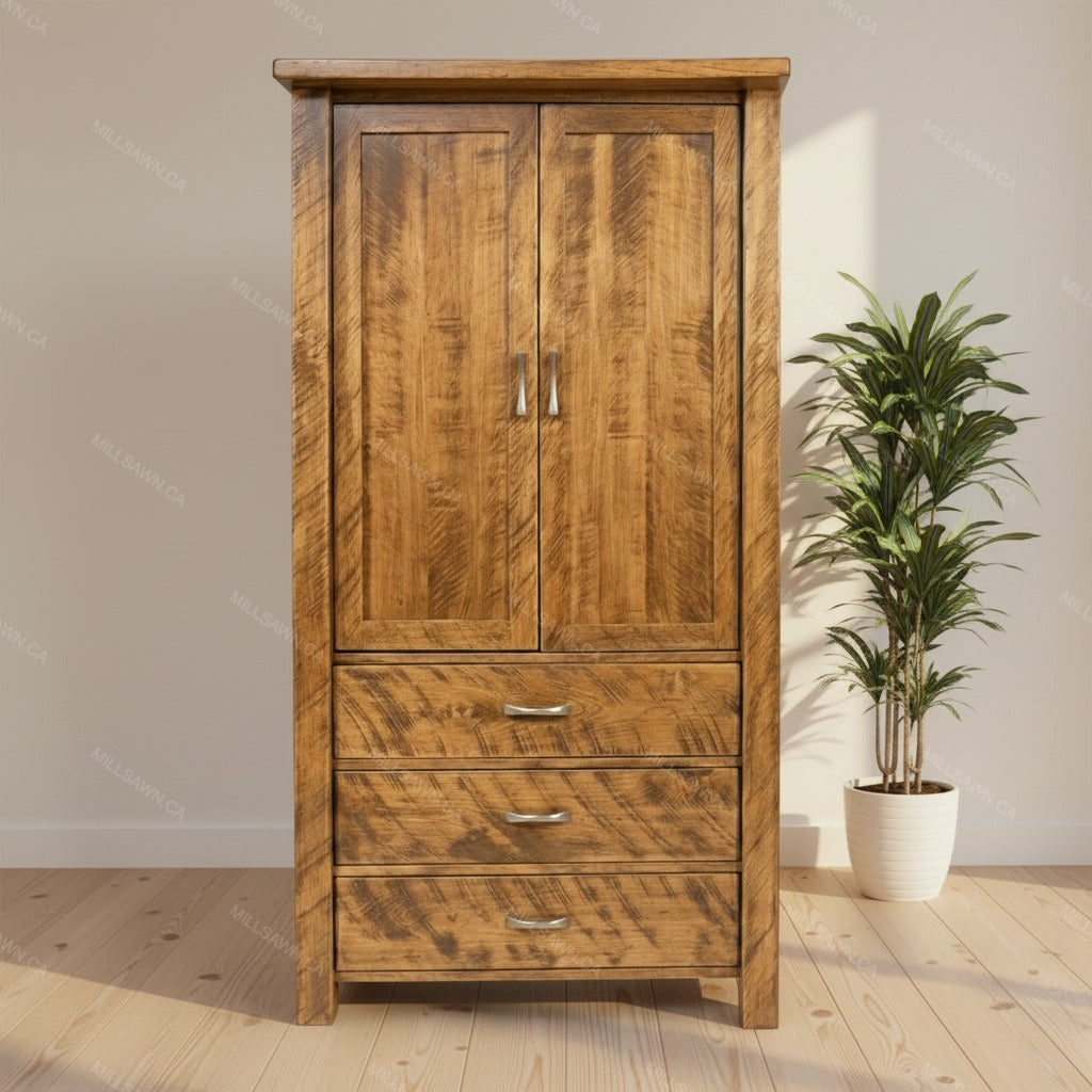Millwood Solid Wood Armoire