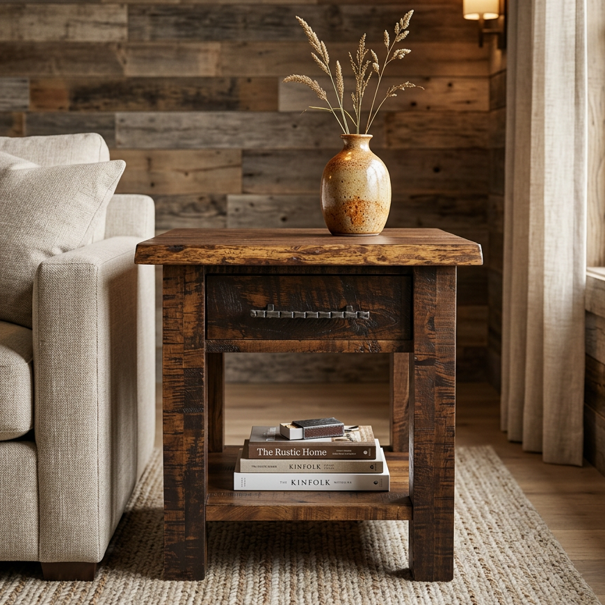 Millwood Solid Wood End Table