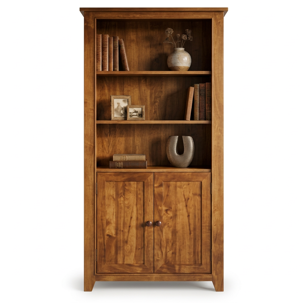 Millwood Bookcase With Doors