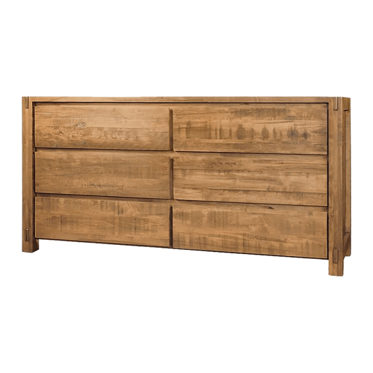 Neo Solid Wood 6 Drawer Dresser