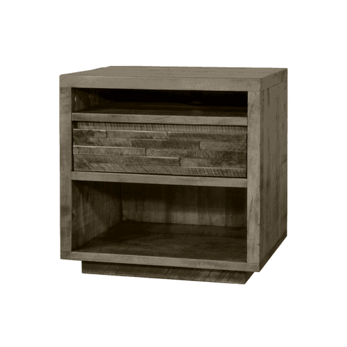Ledge Rock Solid Wood 1 Drawer Nightstand