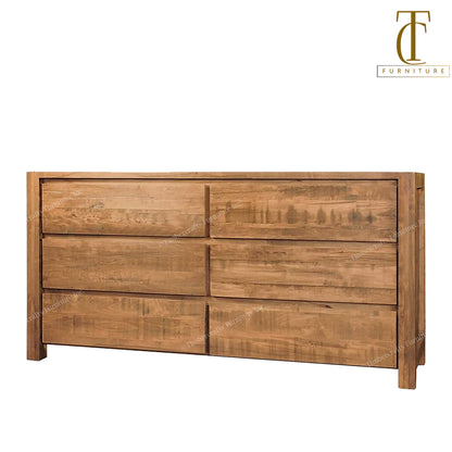 Novato Solid Wood 6 Drawer Dresser