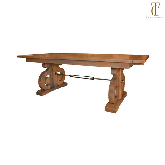 Peristyle Solid Wood Dining Table