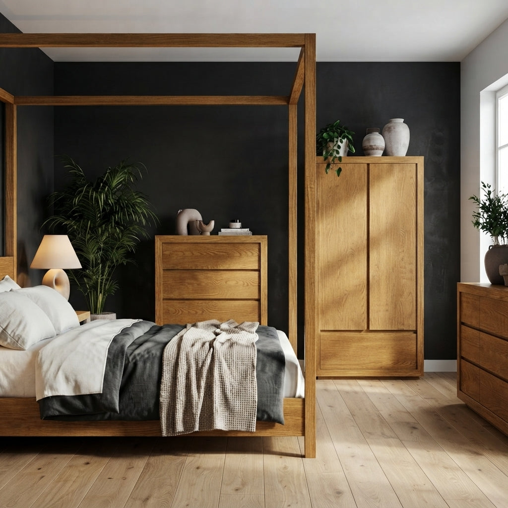 Pintura Solid Wood Armoire