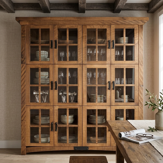 Carlisle Solid Wood Wall | China Cabinet
