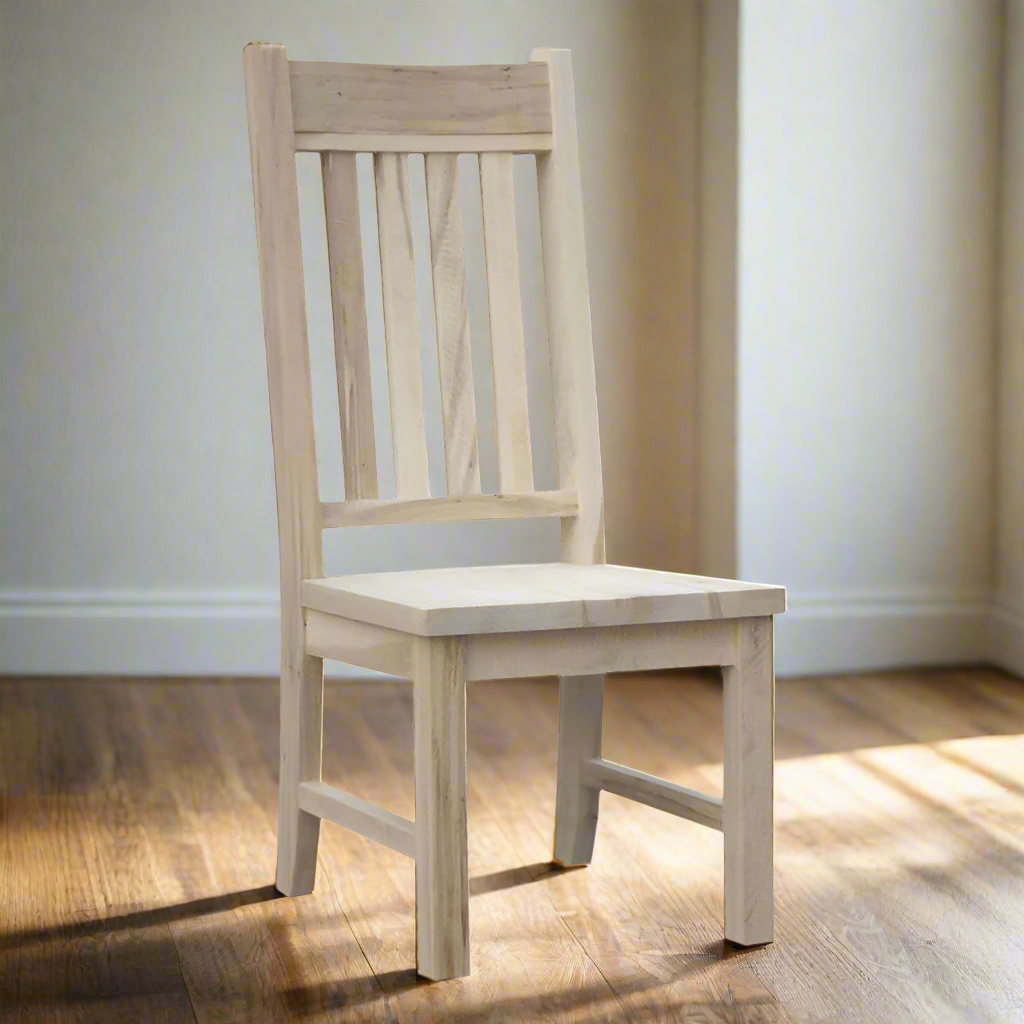 Dakota Slatback Solid Wood Chair