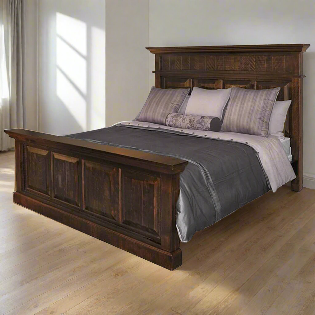 Rustic Philippe Solid Wood Bed