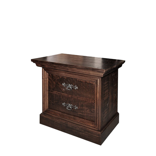 Rustic Philippe Solid Wood Nightstand