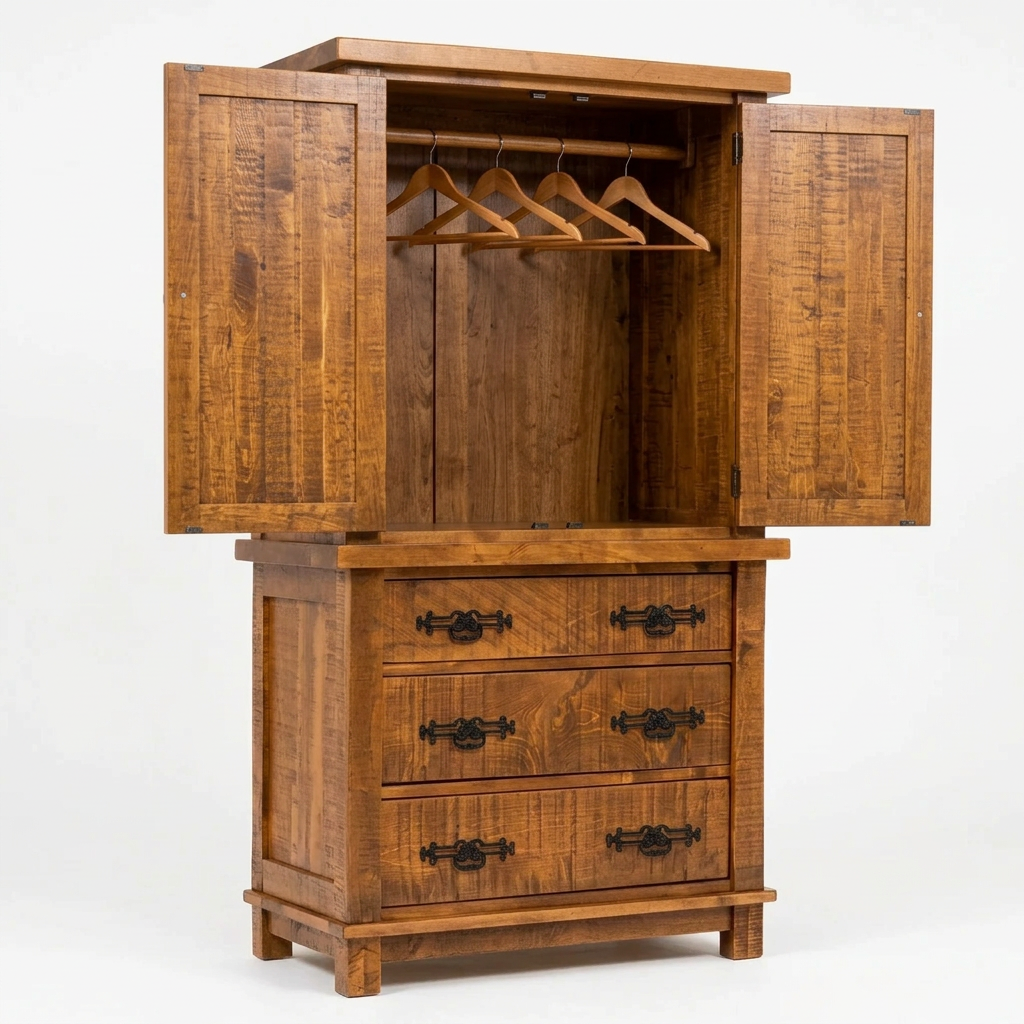 Ranch Solid Wood Armoire