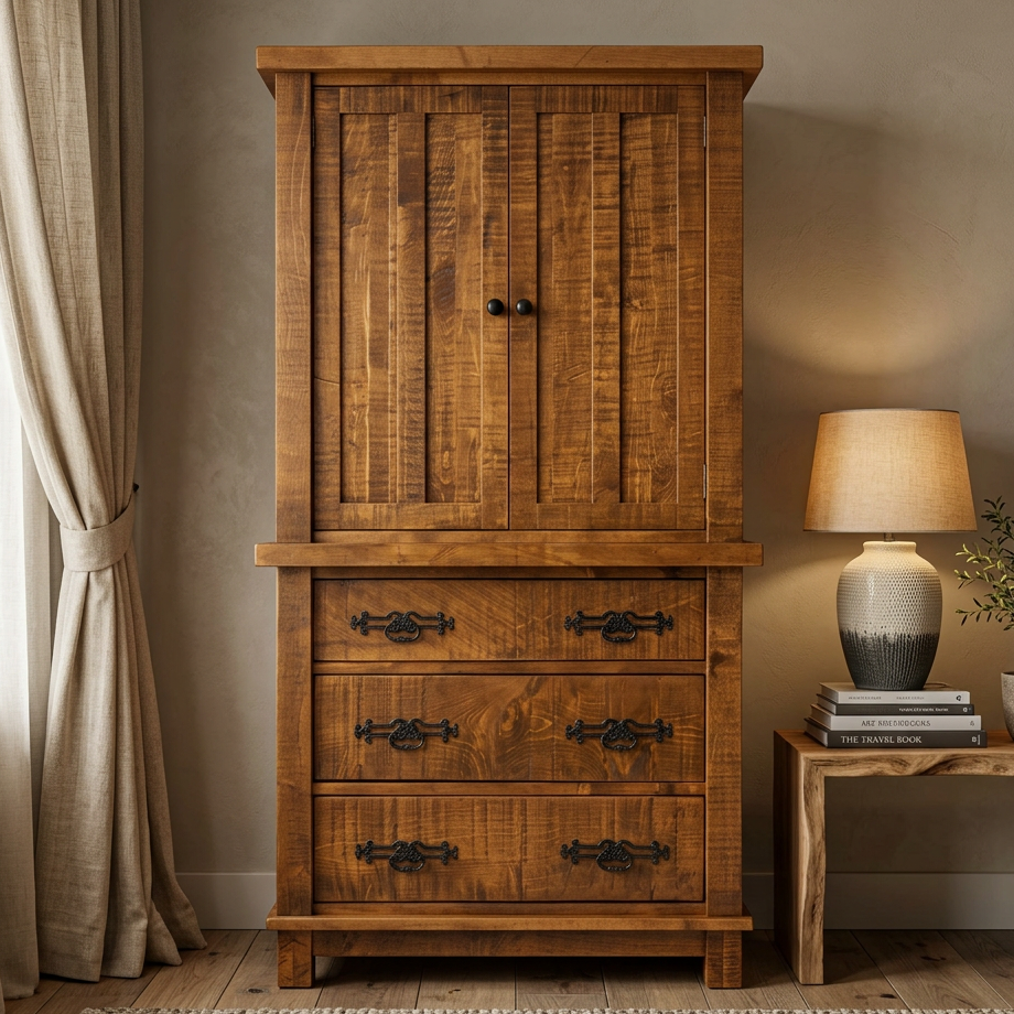 Ranch Solid Wood Armoire