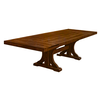 Renoa Solid Wood Dining Table + 2-16" End Leaves