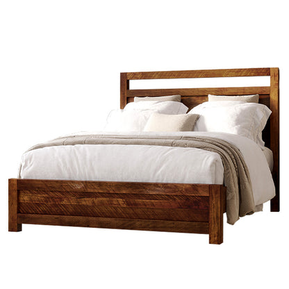 Rustic Loft Solid Wood Bed
