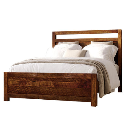 Rustic Loft Solid Wood Bed