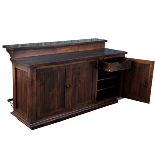 Kenn Solid wood Split Level Bar