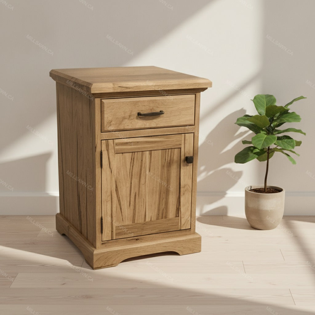Sandstone Solid Wood Nightstand