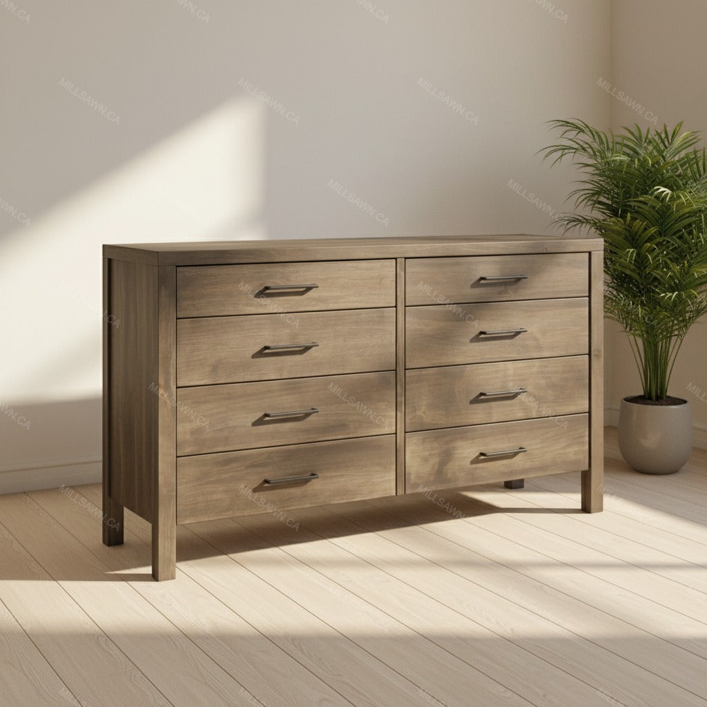 Senora Solid Wood 8 Drawer Dresser