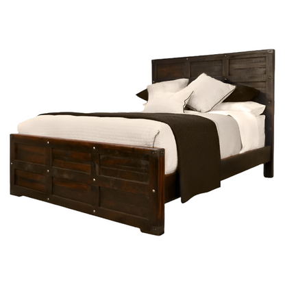 Shore Solid Wood Bed