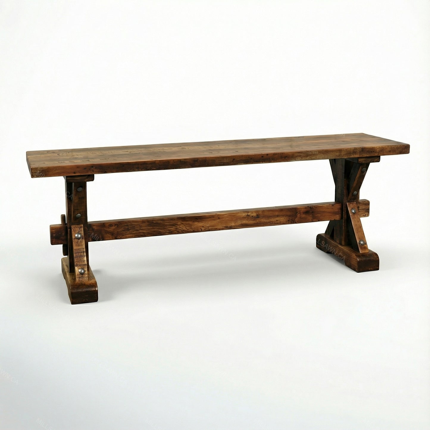 Strand Solid Wood Bench