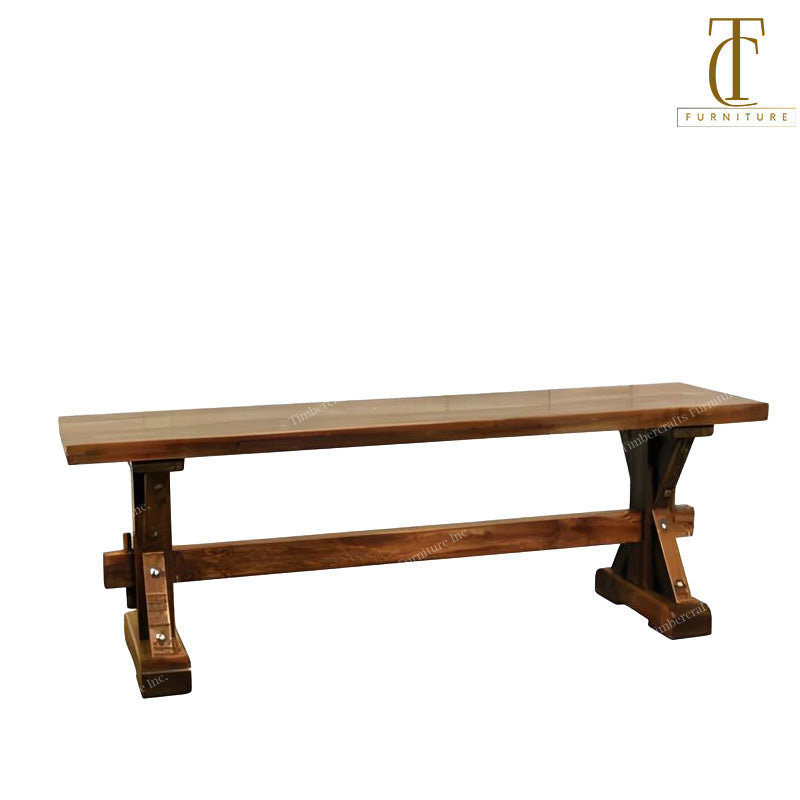 Strand Solid Wood Bench