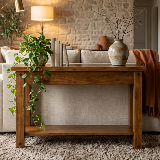 Alpine Solid Wood Sofa Table