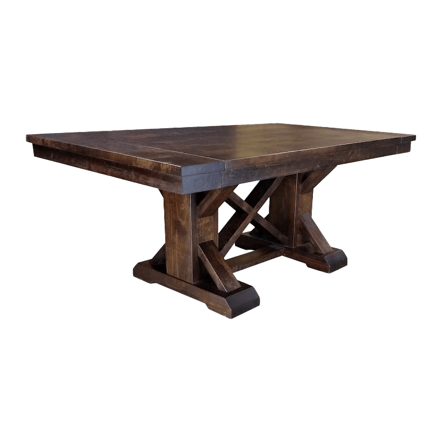 Bonanza Trestle Table Solid Top