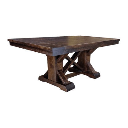 Bonanza Trestle Table Solid Top