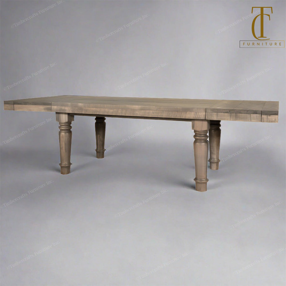 Tamora Farmhouse 5 1/2" Leg Solid Wood Dining Table