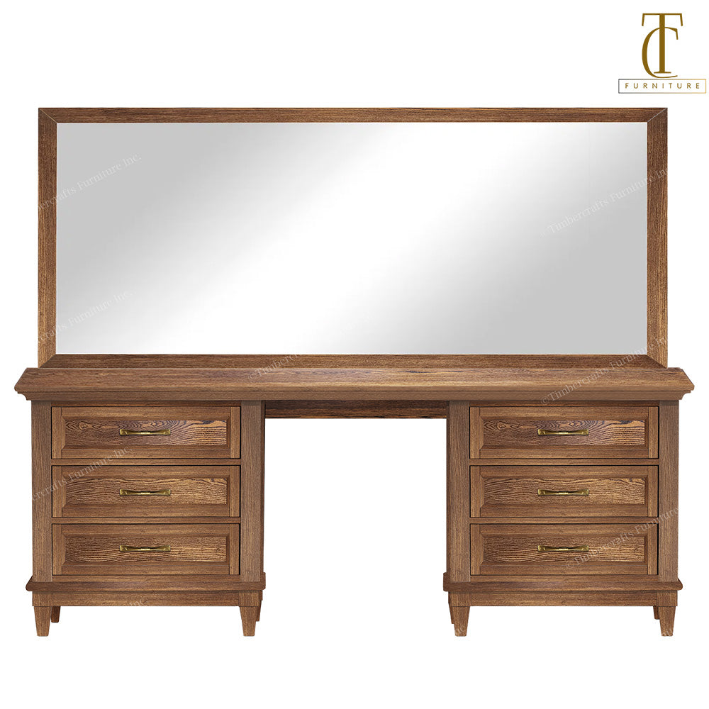 Templeton Solid Wood Makeup Vanity