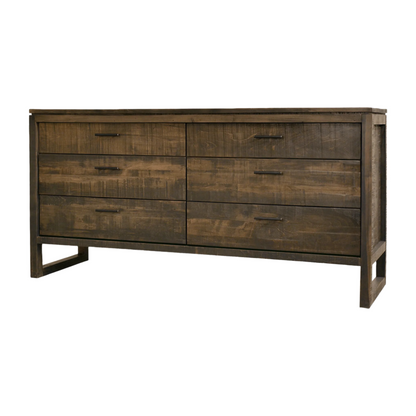 Tempus Solid Wood 6 Drawer Dresser