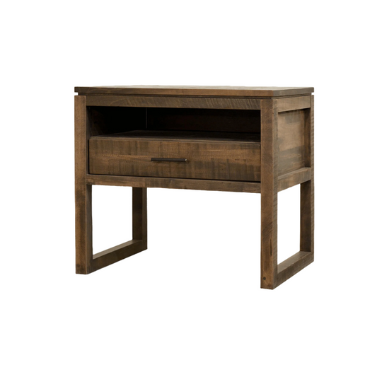 Tempus Solid Wood 1 Drawer Nightstand