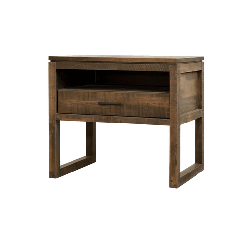 Tempus Solid Wood 1 Drawer Nightstand