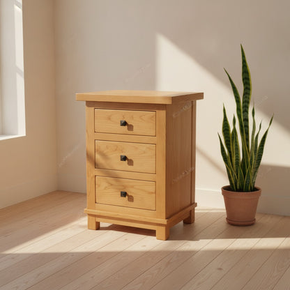 Terra Solid Wood Nightstand