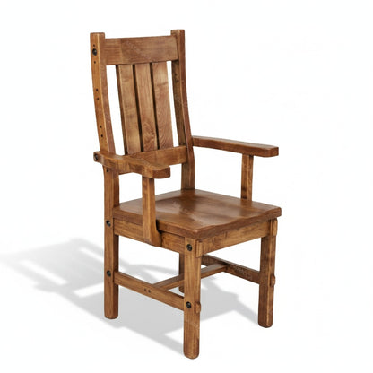 Strand Single Pedestal Solid Wood Dining Set