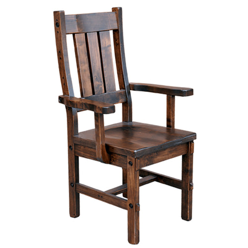 Timber Slatback Arm Chair