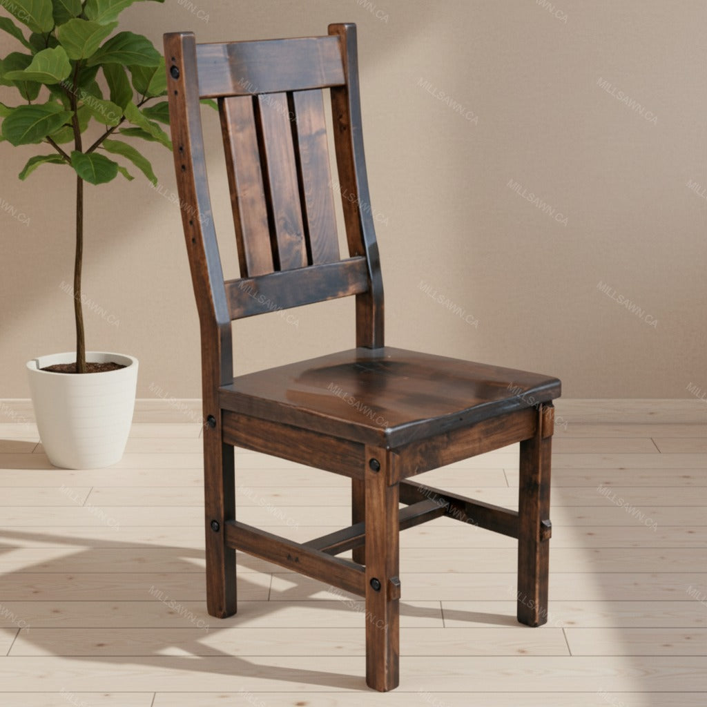 Woodland Slatback Solid Wood Chair