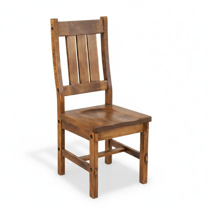 Strand Single Pedestal Solid Wood Dining Set